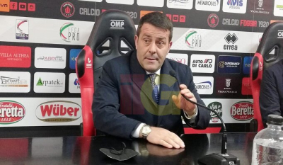 Il Presidente del Foggia, Nicola Canonico