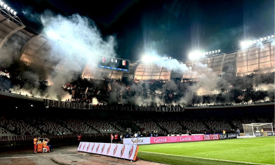 La curva del San Nicola nell'anticipo contro il Catanzaro