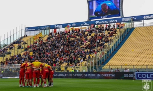 I tifosi giallorossi al Tardini
