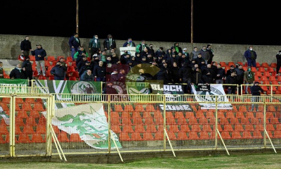 Tifosi dell'Avellino al Ceravolo 