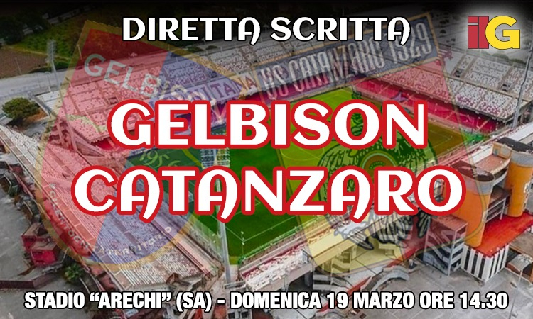 LIVE dallo stadio "Arechi" per Gelbison-Catanzaro (FINALE 0-2)