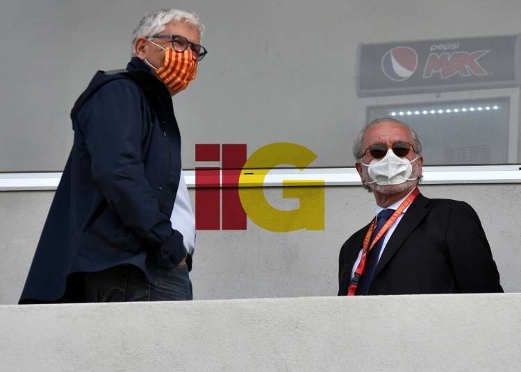 Ghirelli al "Ceravolo" insieme al Presidente Noto