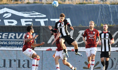 Un momento della gara tra Ascoli e Sudtirol