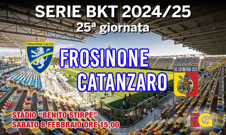 Alle 15 la sfida allo "Stirpe": precedenti, ultime e probabili formazioni