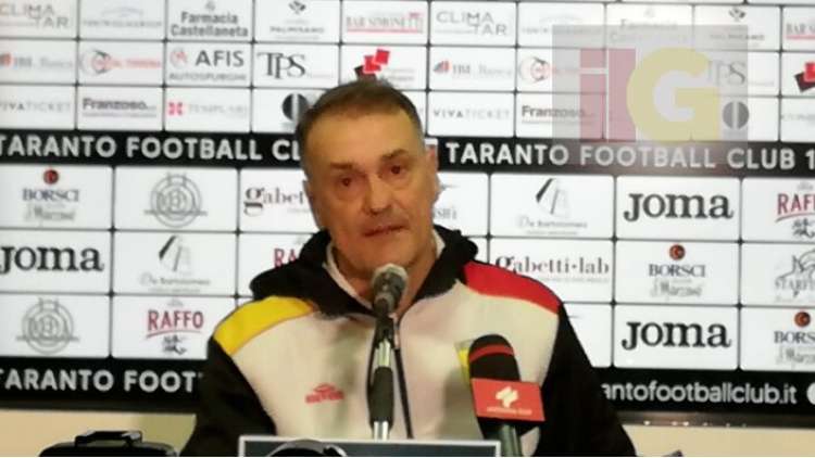 Vivarini nel post gara di Taranto