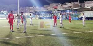 Cianci e Carlini parlano in campo