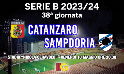 Catanzaro-Sampdoria: le formazioni ufficiali