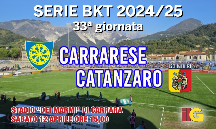 Le ultime su Carrarese-Catanzaro: il pensiero dei due mister e le probabili formazioni