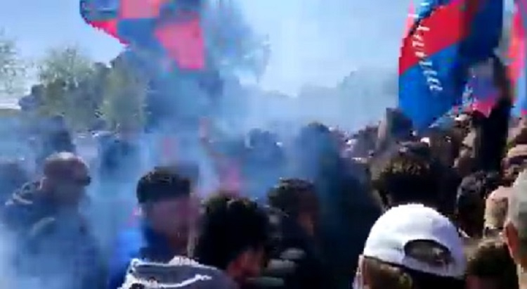 (VIDEO) Catania: il saluto dei tifosi etnei ai propri giocatori