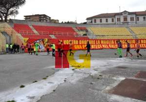 Uscita dalla Curva a fine gara