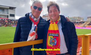 Giovanni Cacia insieme al presidente Floriano Noto