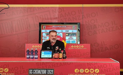 Mister Vivarini in sede di conferenza stampa
