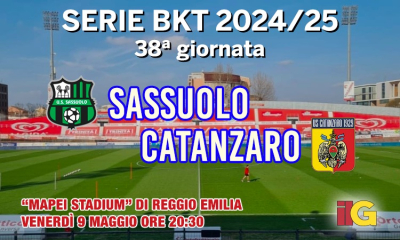 Aquile in piena "festa serie A" dei neroverdi: le ultime e probabili formazioni di Catanzaro-Sassuolo