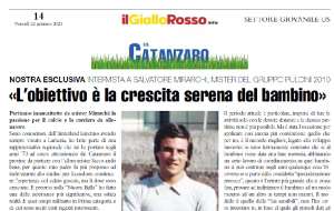 Settore giovanile Catanzaro | Intervista a Salvatore Mirarchi, mister dei Pulcini 2010.