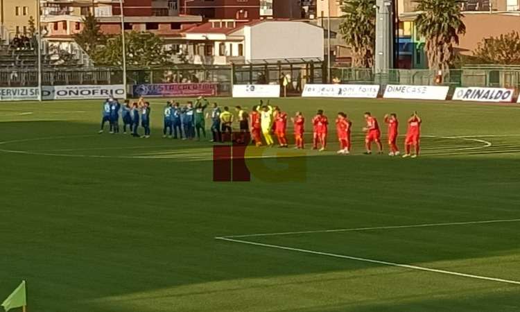 Squadre in campo a Pagani