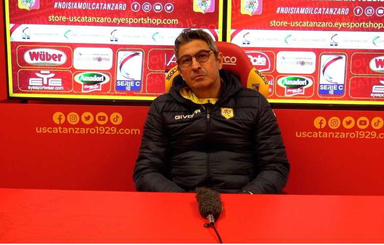 Pasquale Padalino lo scorso anno al "Ceravolo"